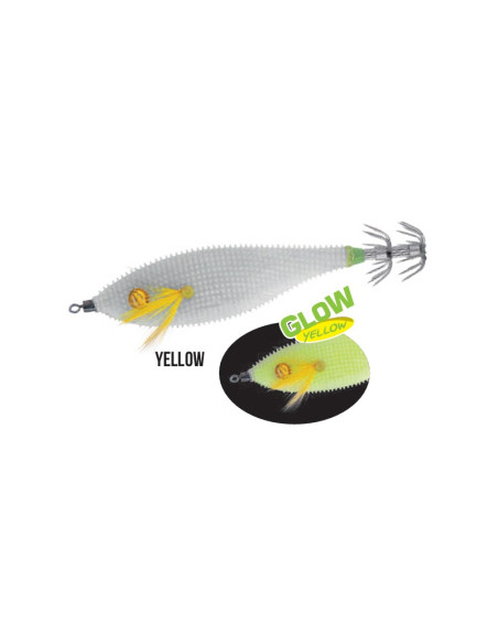 Jatsui Rush Sutte Rubber Glow 1.5 Cor: Yellow